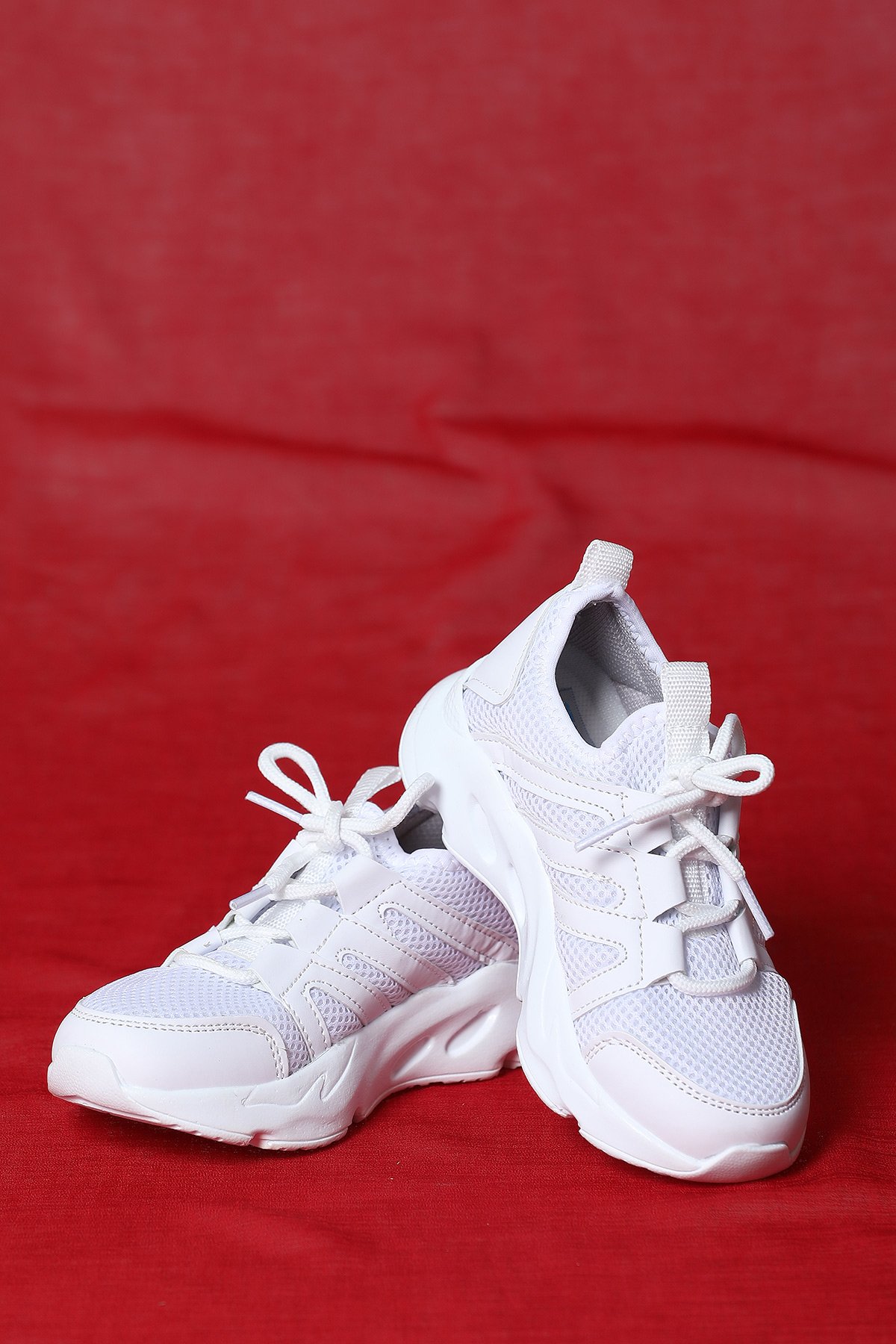 Beyaz Çocuk Spor Ayakkabı 346068- tozlu.com