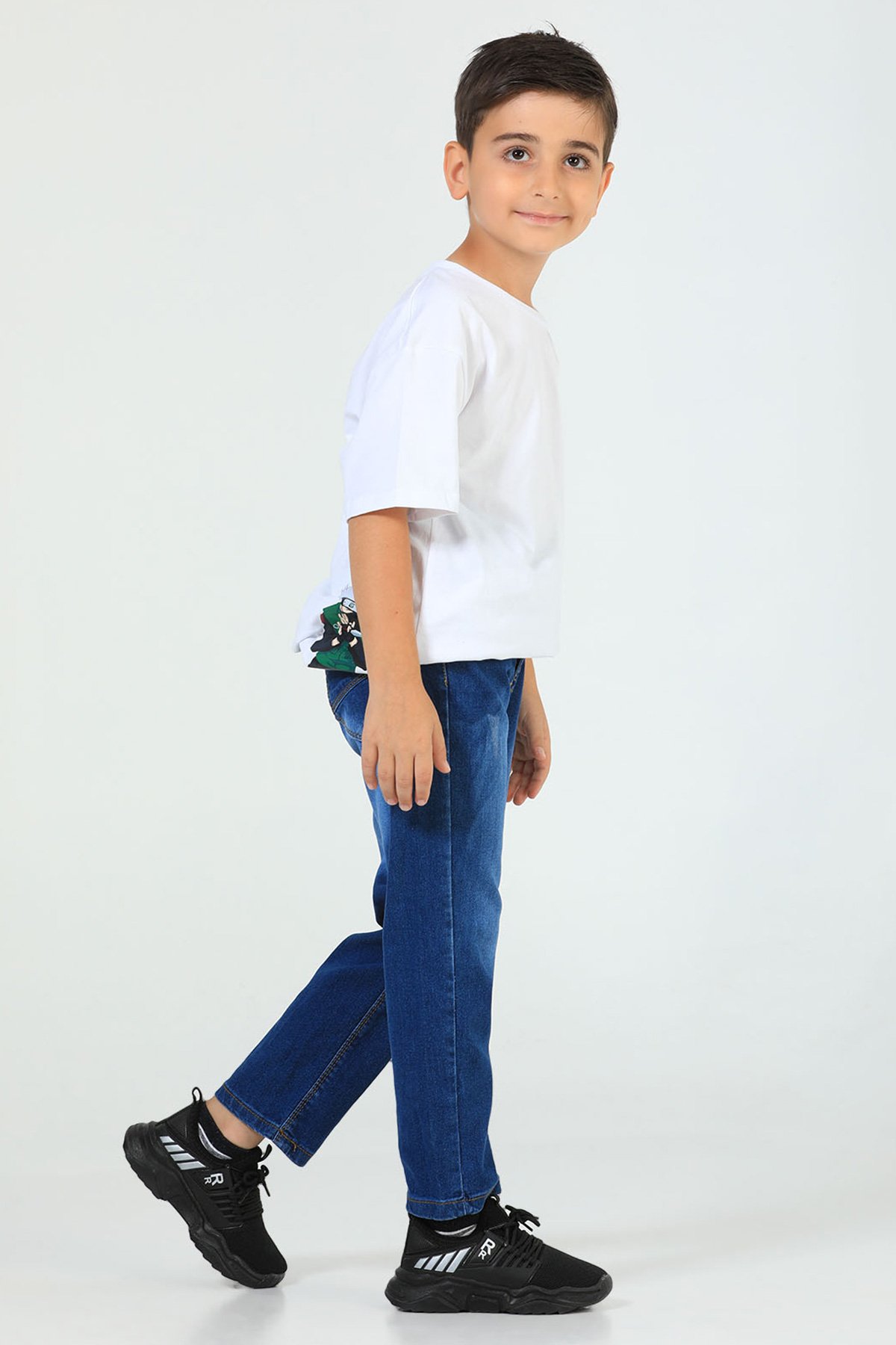 Erkek Çocuk Jeans Pantolon (8-12 Yaş) Mavi 504623 - tozlu.com