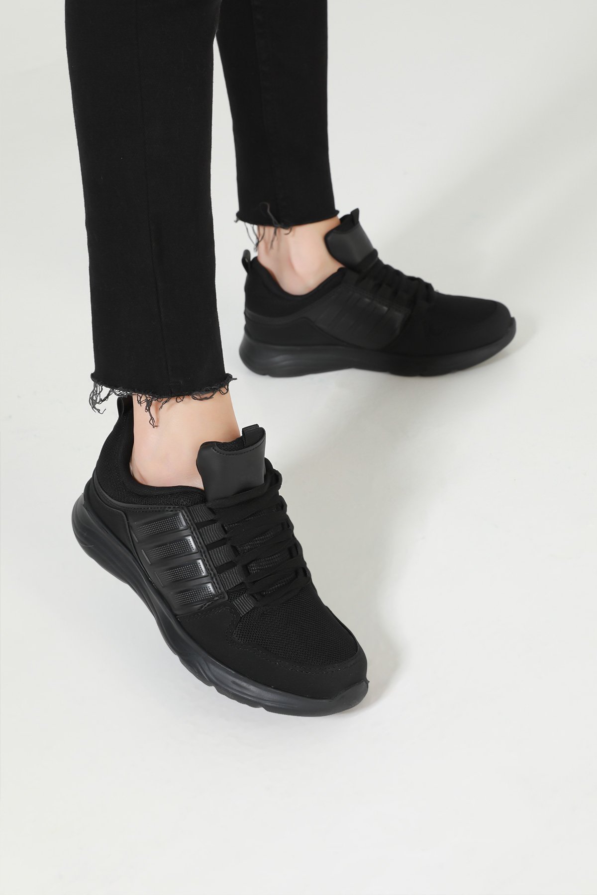 Kadın Spor Ayakkabı Siyah 500437 - tozlu.com