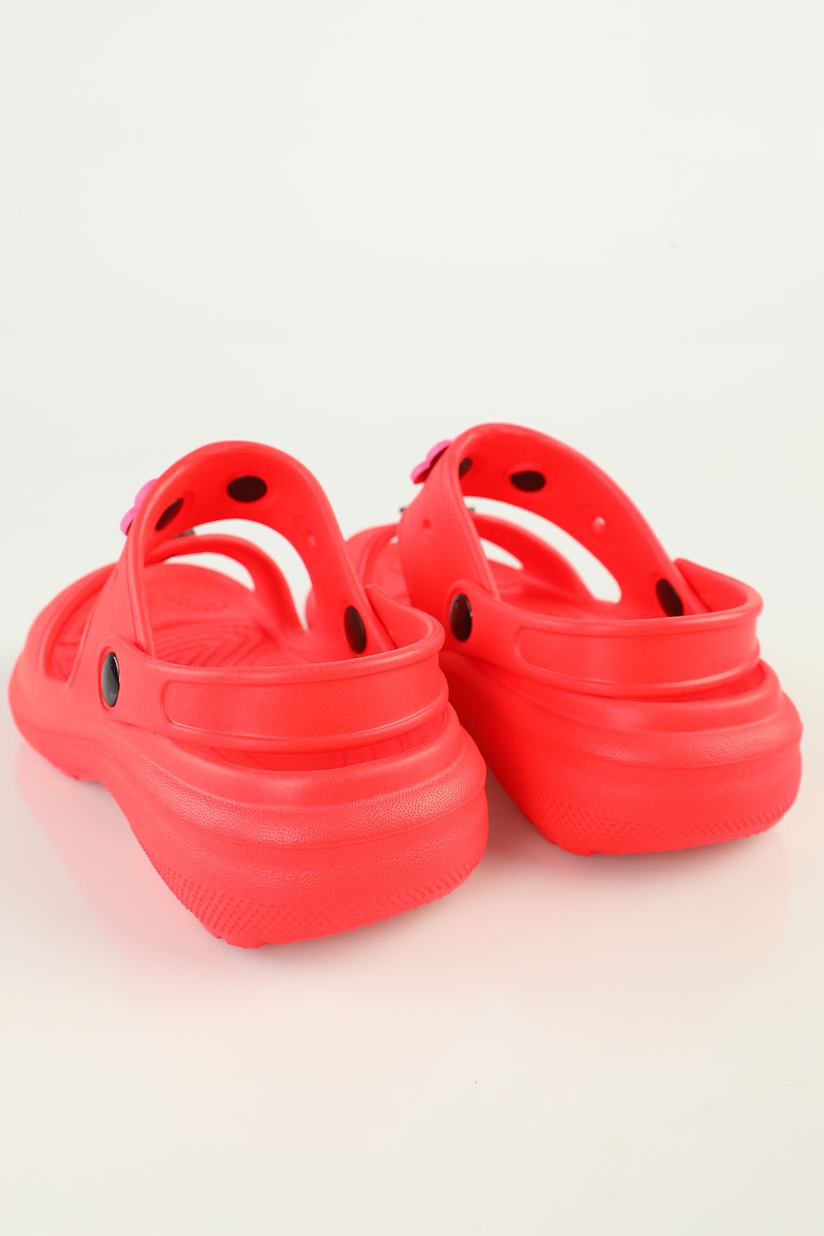Kız Çocuk Günlük Rahat Sandalet Terlik Kırmızı 500789 - tozlu.com