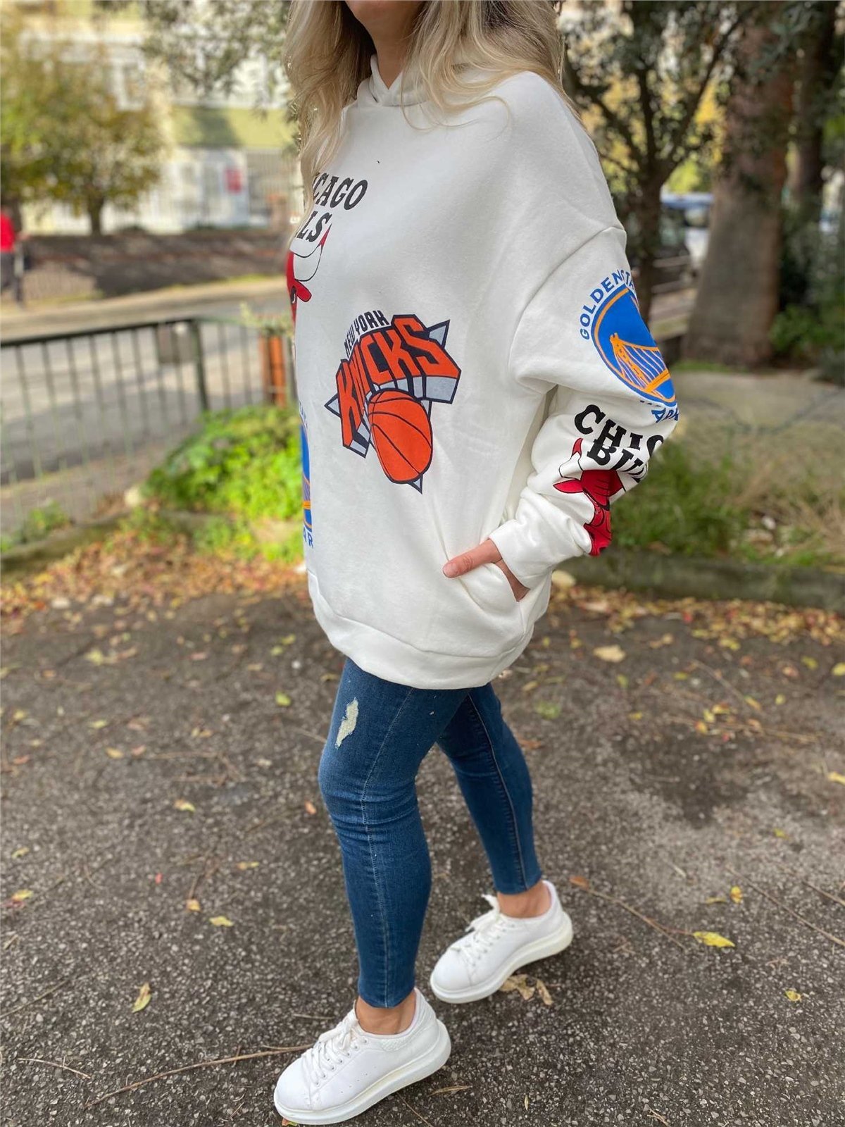 Nba Bask l ardonlu Kapu onlu Sweatshirt 119 99 TL