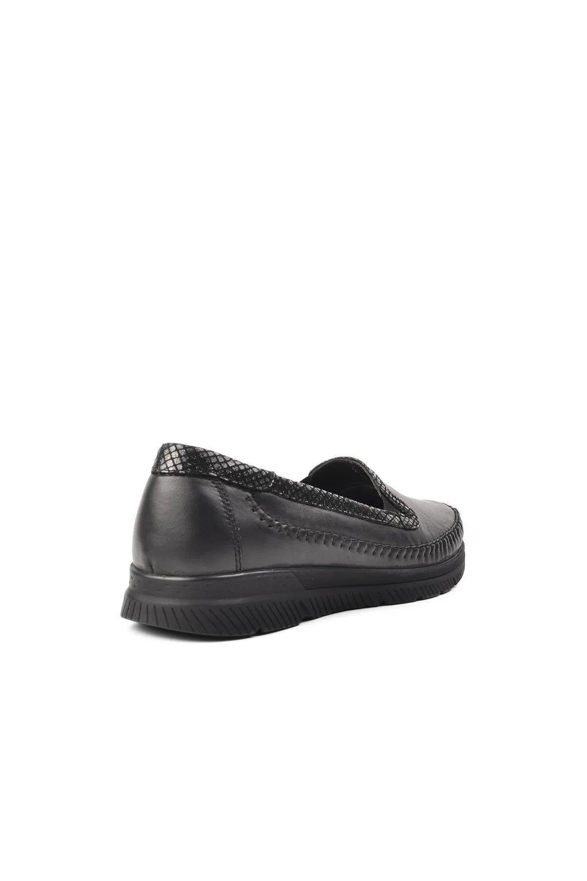 Forelli 29423 Comfort Kadın Ayakkabı Siyah | Lascada