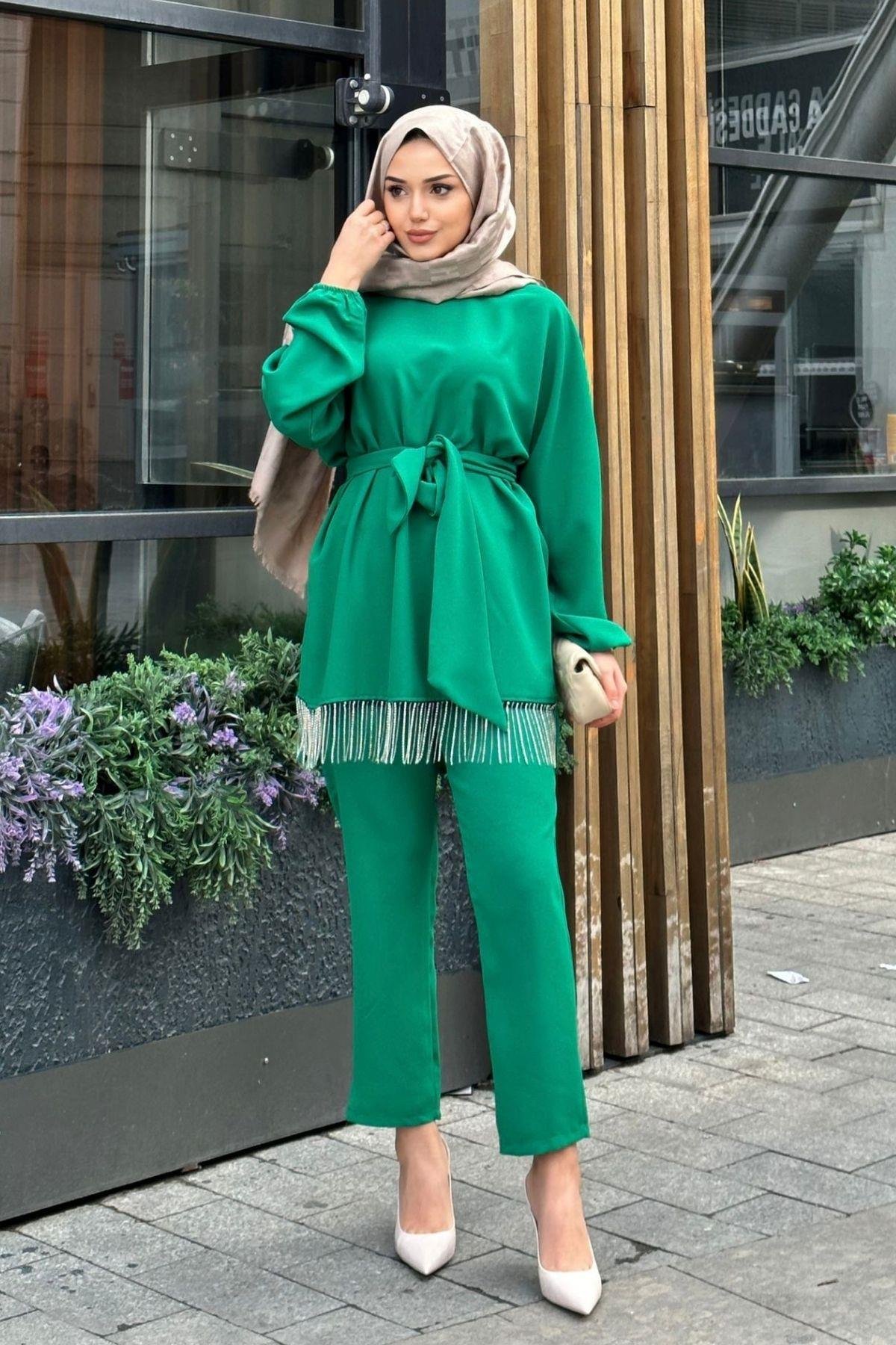 Milena Takım Benetton – Haza Moda | Tesettür Giyim