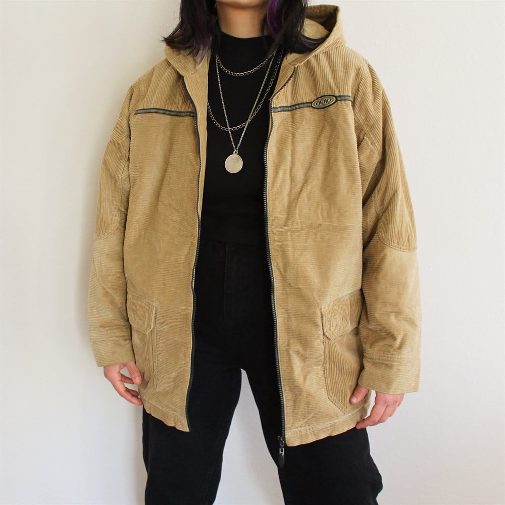 DDP Vintage unisex 90s collection fitilli kadife mont