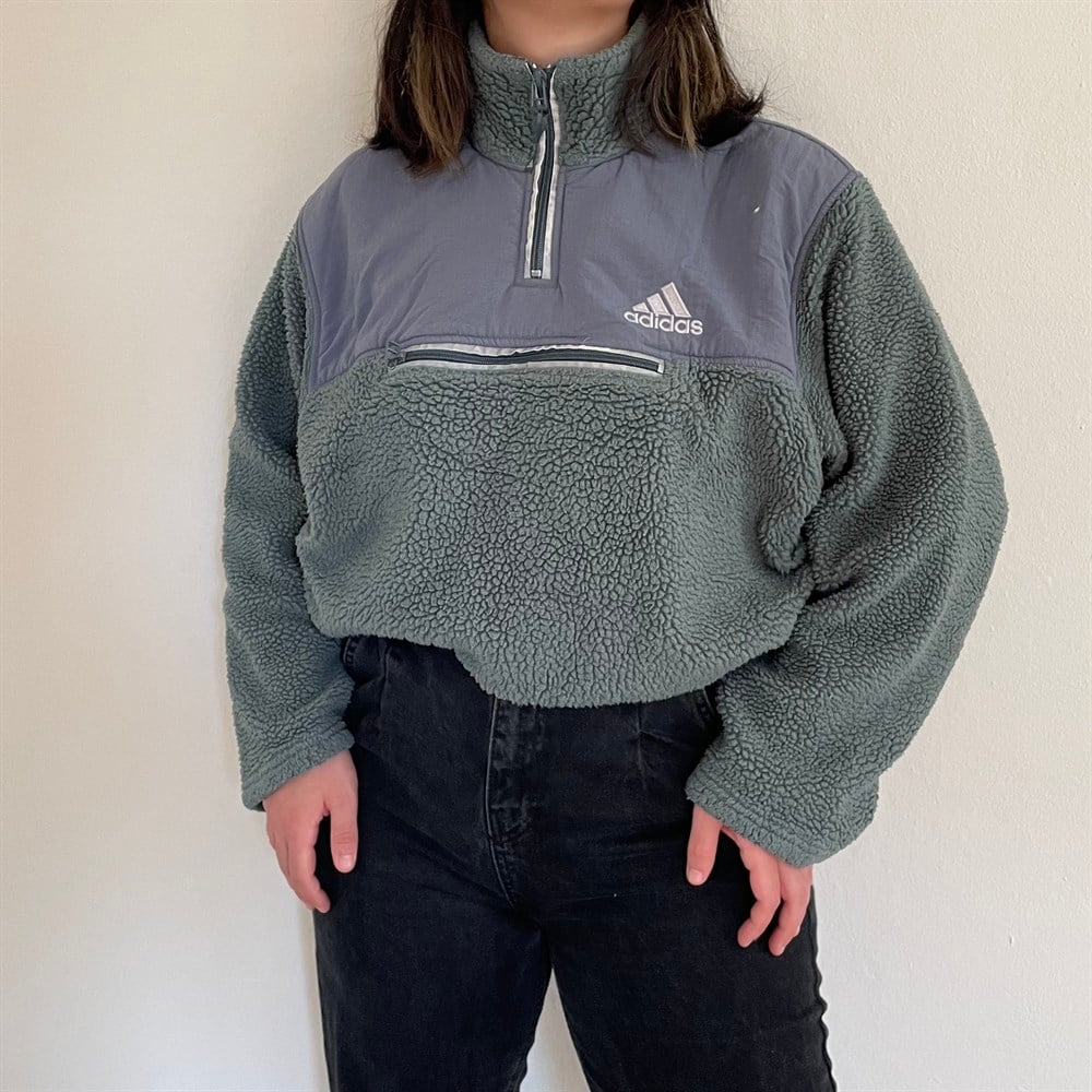 ADİDAS Vintage unisex oldschool 90s polar sweatshirt