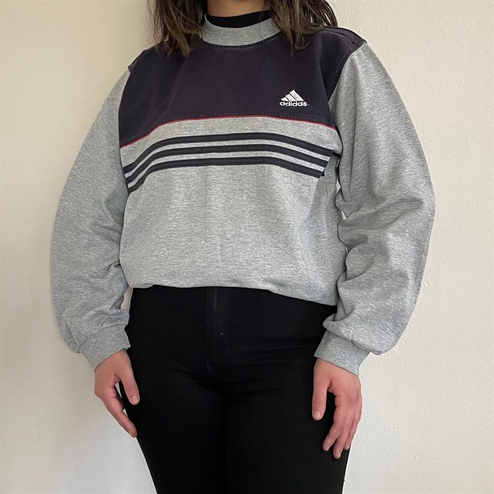 ADİDAS Vintage unisex oldschool 90s collection sweatshirt