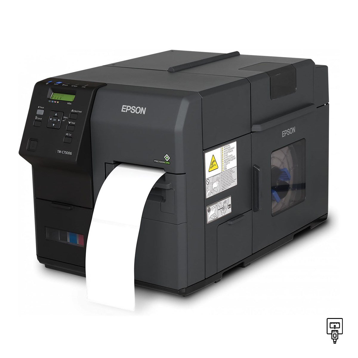 Epson ColorWorks C7500G Inkjet Renkli Etiket Yazıcı-Barkodpro