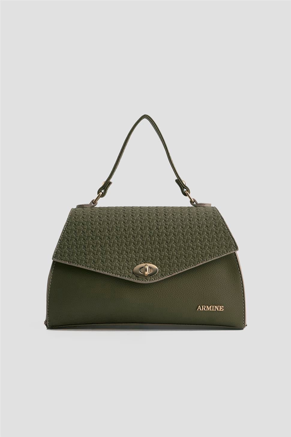 Armine Çanta Örgü 25YD7409 Haki | Armine