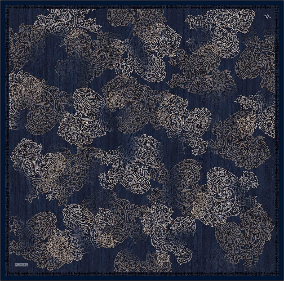 Armine Klasik Desenli Saf İpek Twill Eşarp 9428D 05 | Armine Armine Klasik Desenli Saf İpek Twill Eşarp 9428D 05 | Armine