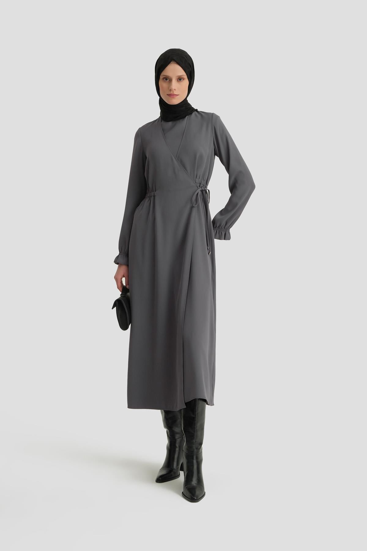 Armine Anvelop Elbise Ort9230 Antrasit | Armine