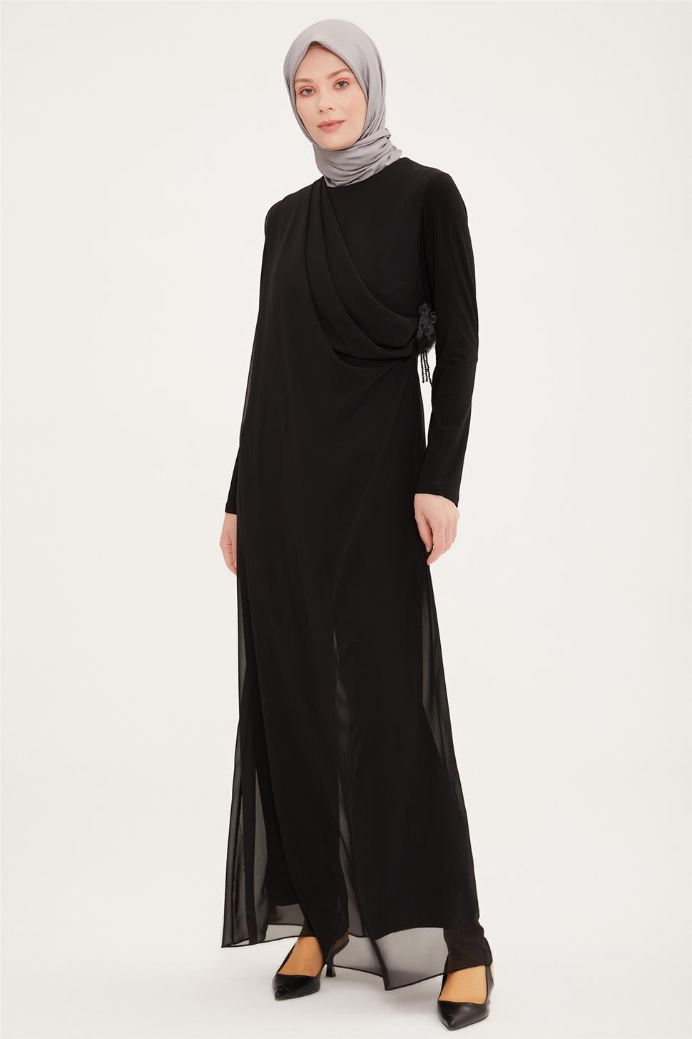 Armine Abiye Elbise 22Yd3347 Siyah - ARMİNE | Hayatınıza Artı Değer Katar!