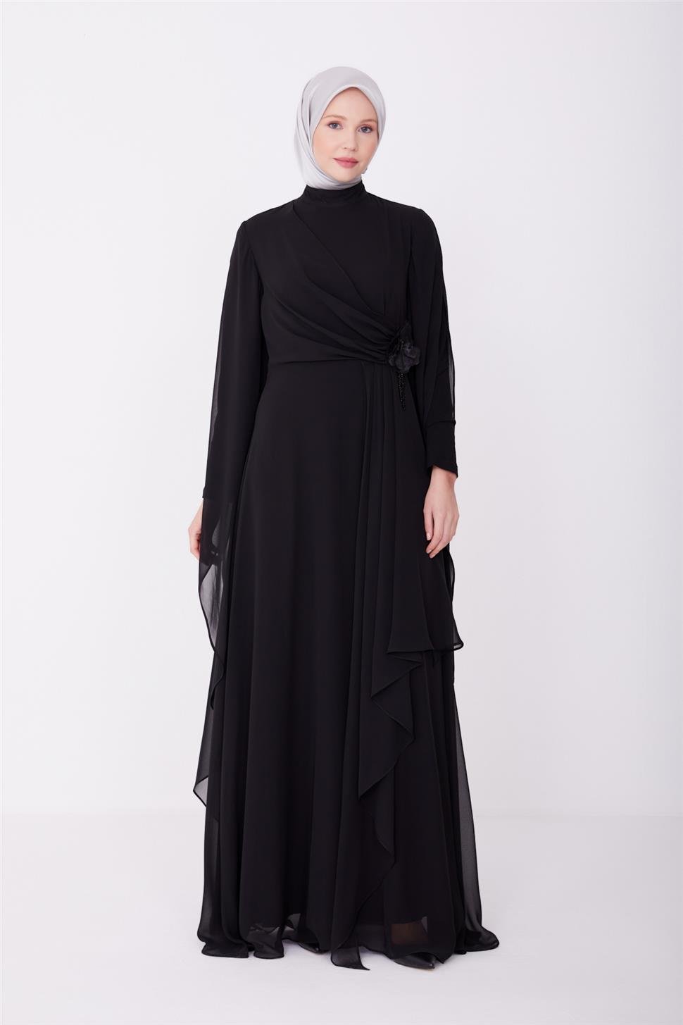 Armine Abiye Elbise 23YD3347 Siyah - ARMİNE | Hayatınıza Artı Değer Katar!
