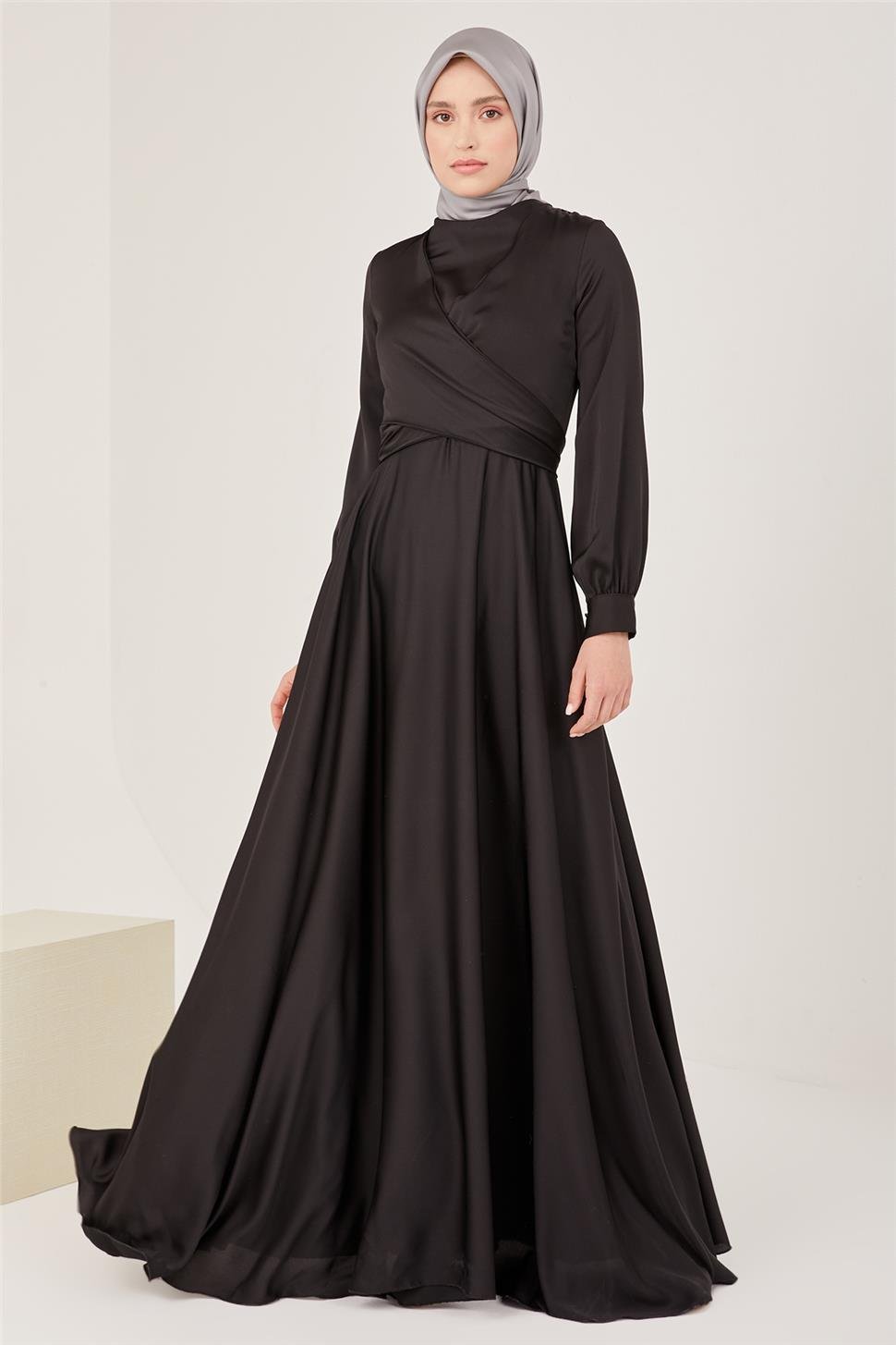 Armine Abiye Elbise 23Yd9101 Siyah - ARMİNE | Hayatınıza Artı Değer Katar!