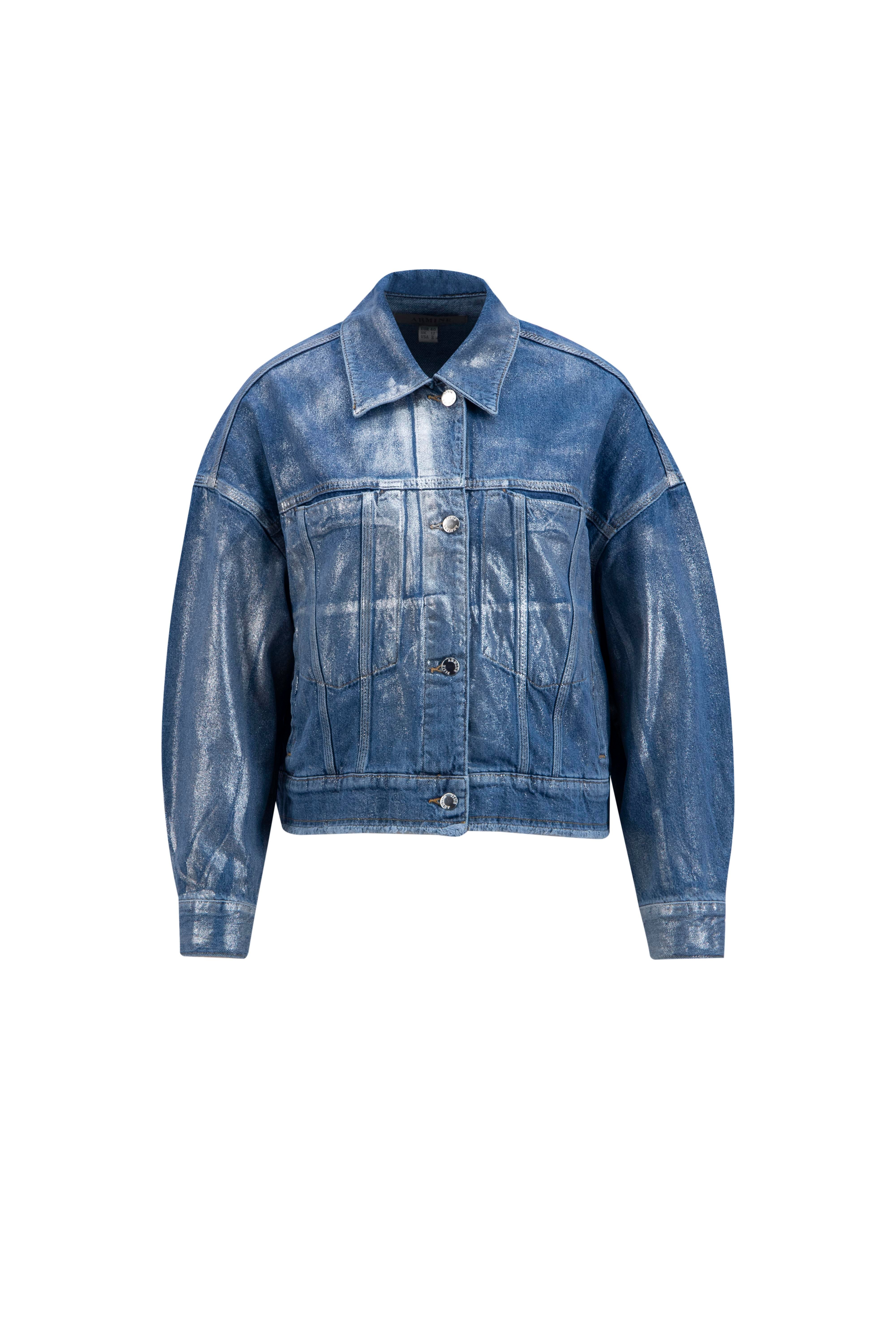 Armine Denim Ceket 24Kd3413 Açık Mavi | Armine