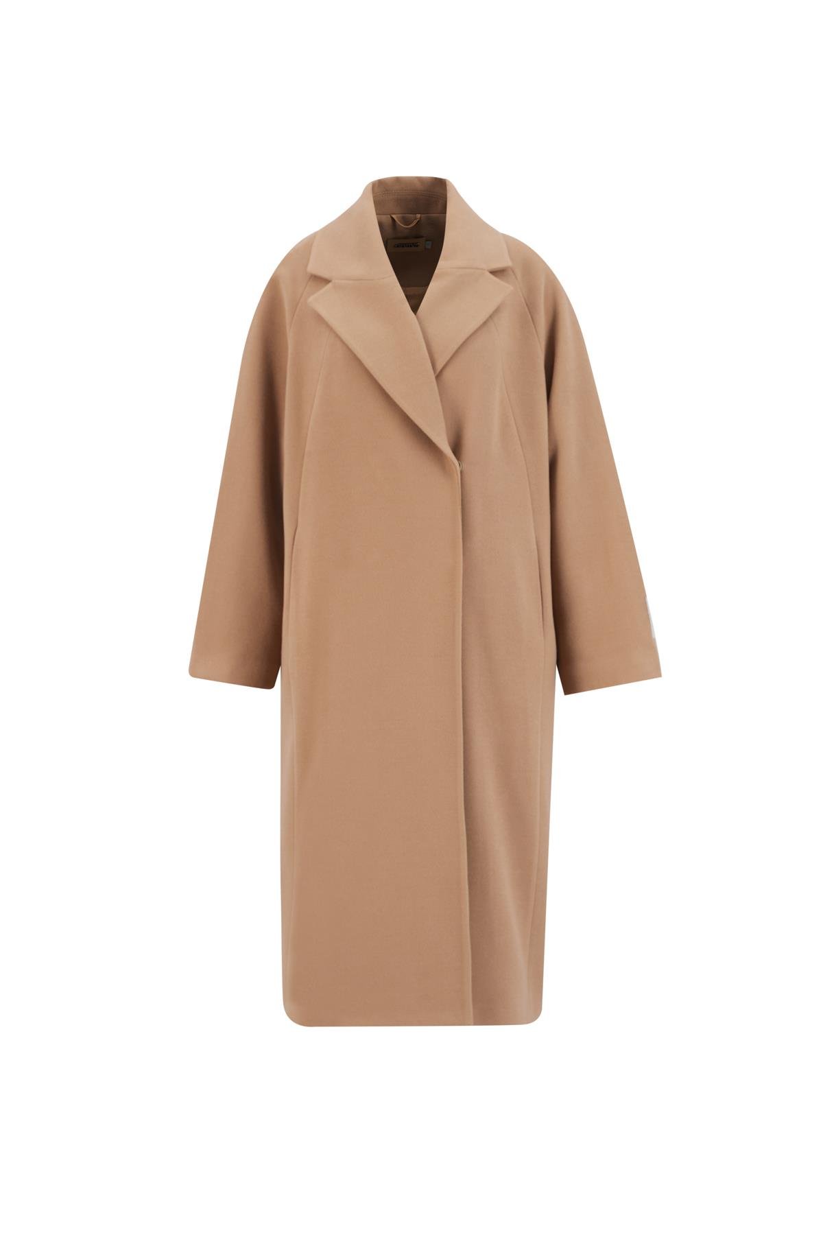 Armine Etiket Detaylı Kaban 24K8102 Camel K24KA8102001-1495 | Armine