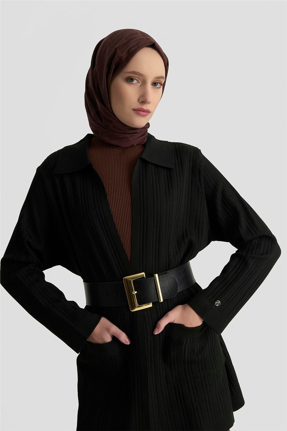 かぐや Armine Cepli Triko Giyçık 25KTD569 Siyah K25KA0568001-2261 | Armine
