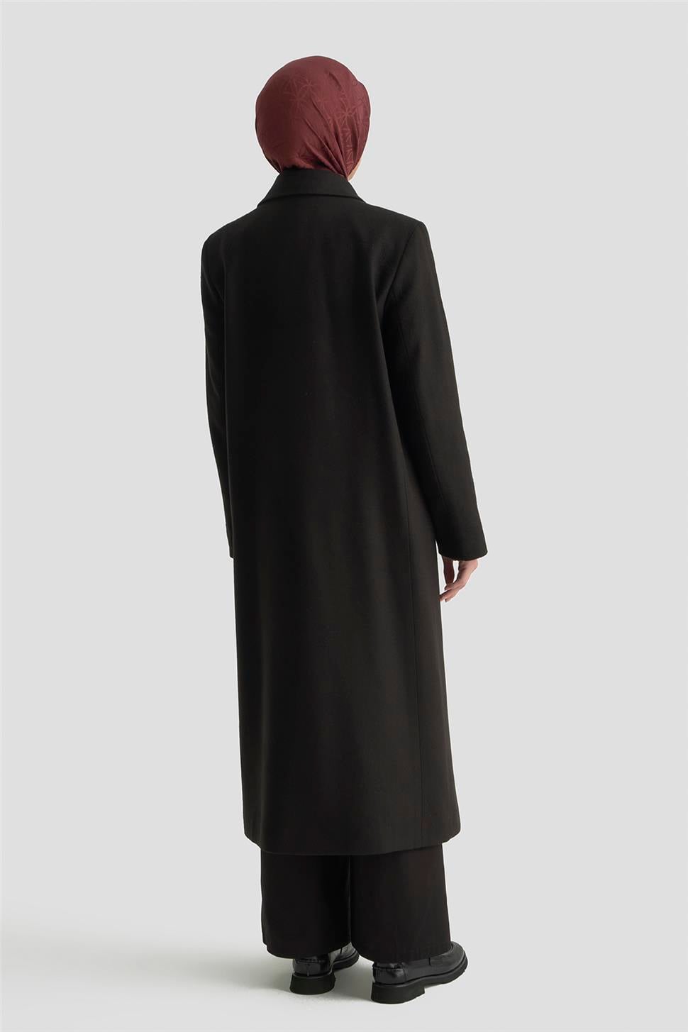 Armine Kaşe Kaban 25K7026 Siyah K25KA7026002-2261 | Armine