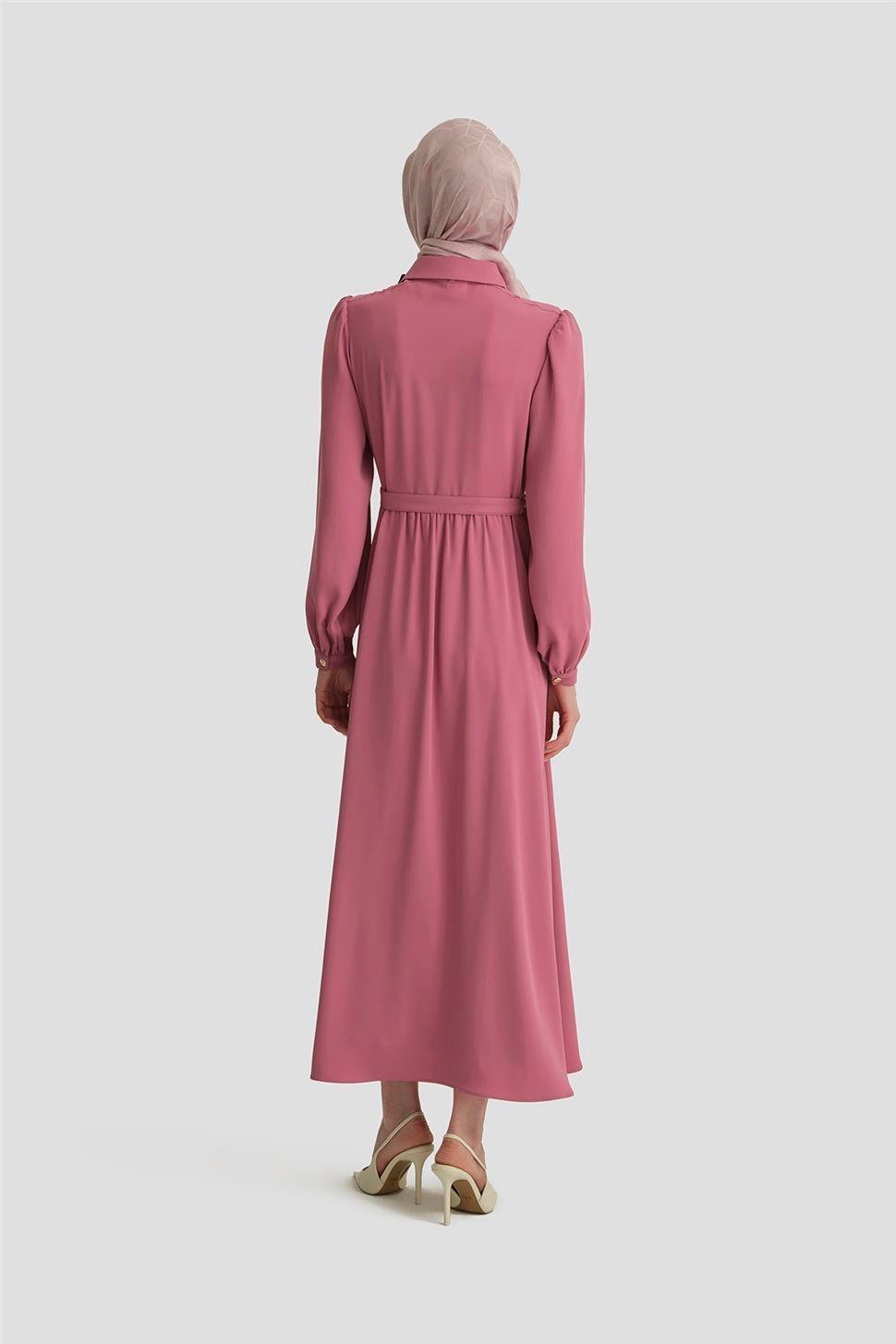 Armine Seyyar Yaka Kurdeleli Elise 25Y9016 Sümbül | Armine