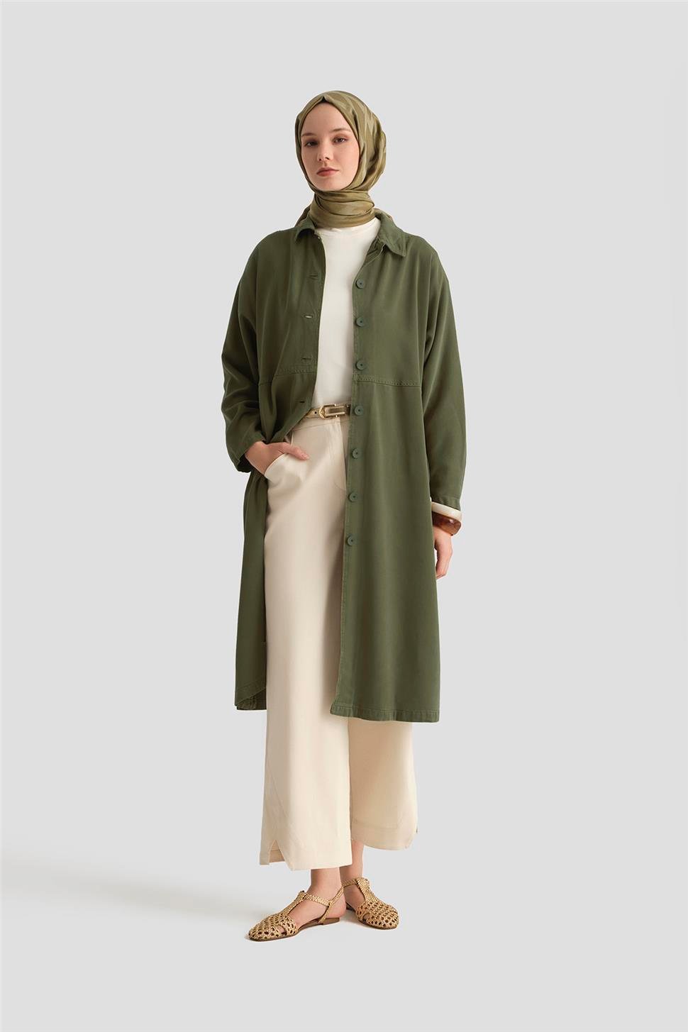あずみん Armine Tencel Kap 25YD9136 YeşilK25YA9136001-2422 | Armine