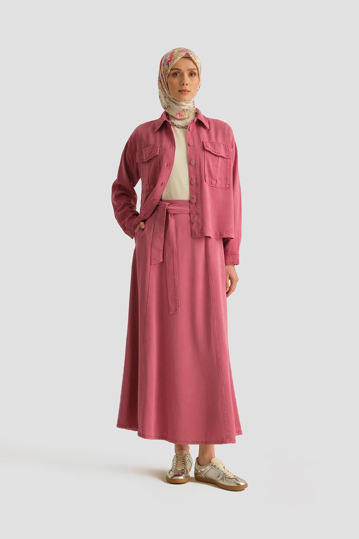 Armine Ceketli Tencel Takım 25YD9137 Sümbül | Armine