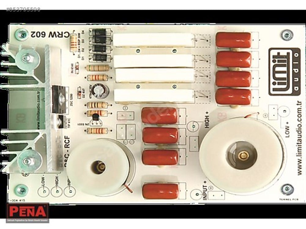 LİMİT AUDİO CRW 602 2 YOLLU 80 WATT TİZ 600 WATT BASS CROSOVER