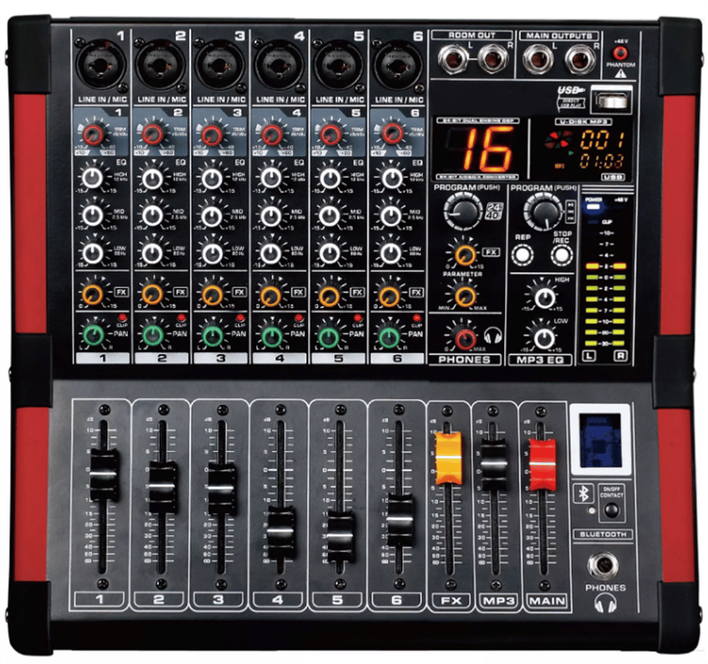 ODO MX-6M99 6 KANALLI 99 DSP EFEKTLİ DECK MİKSER I PENA SİSTEM