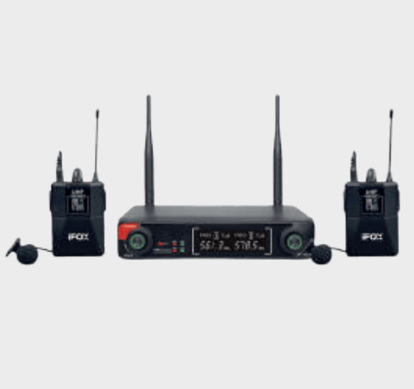 İFOX FX-700YY ÇİFT EL YAKA-YAKA TELSİZ MİKROFON