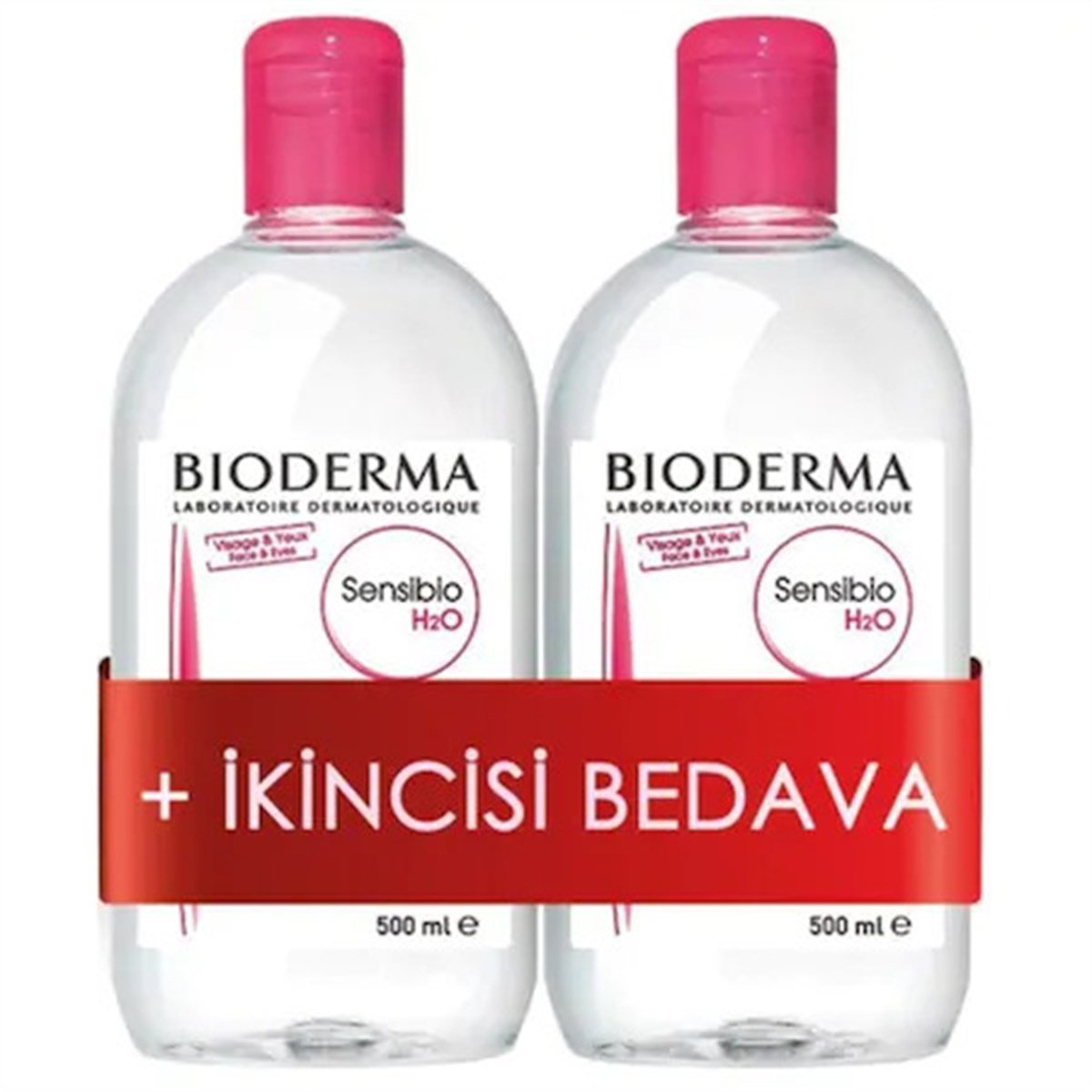 Bioderma Sensibio H2O 500ml İkincisi Bedava Fiyatları | Dermosiparis.com