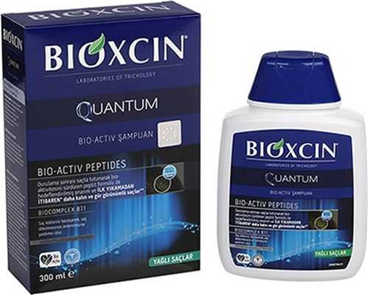 Bioxcin Quantum Yağlı Saçlar İçin Şampuan 300ml Fiyatları | Dermosiparis.com