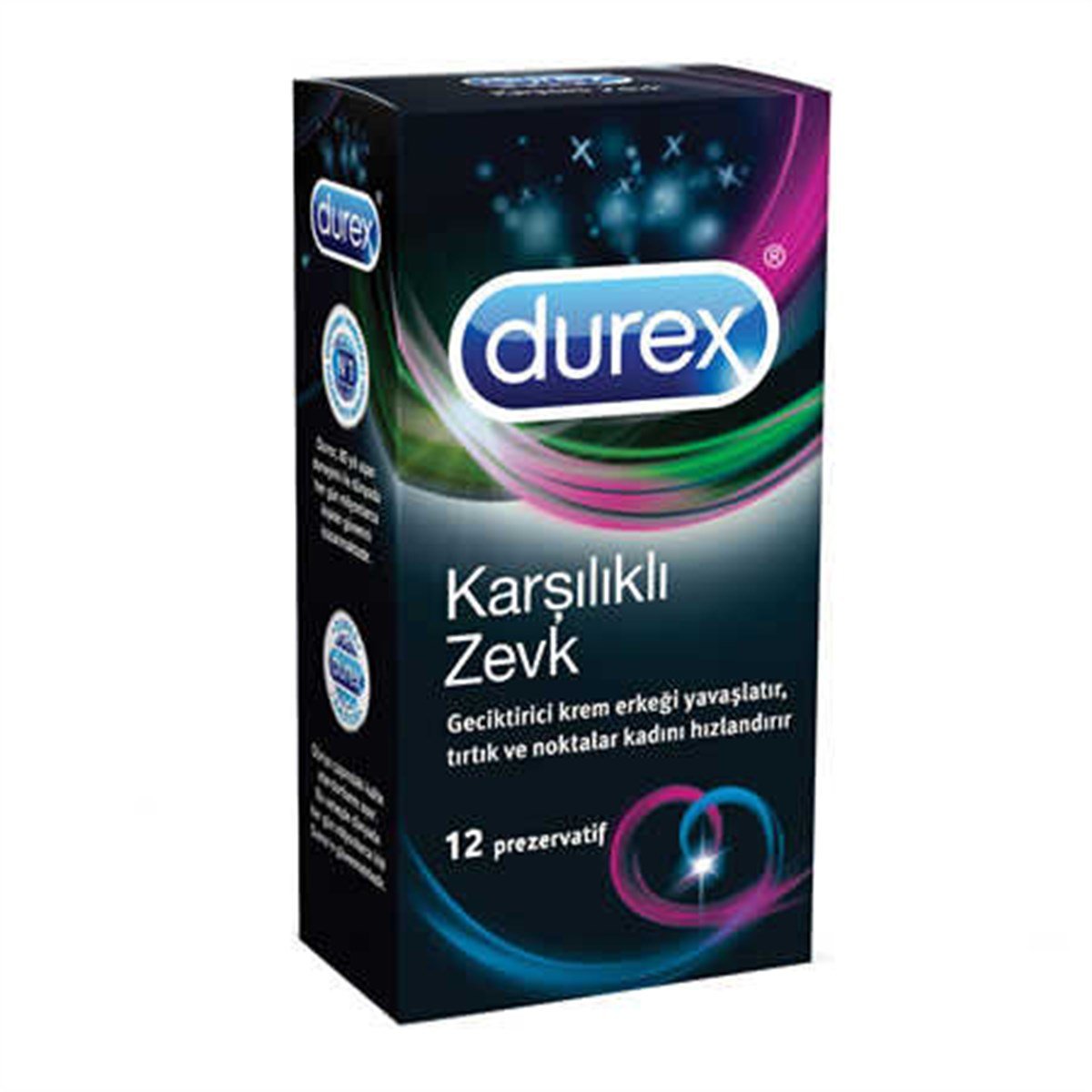 Durex Karşılıklı Zevk 12'li Prezervatif (Tırtıklı ve Geciktiricili)  Fiyatları | Dermosiparis.com