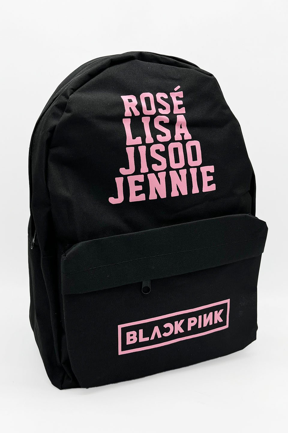 Black Pink Yazılı Sırt Çantası - Siyah