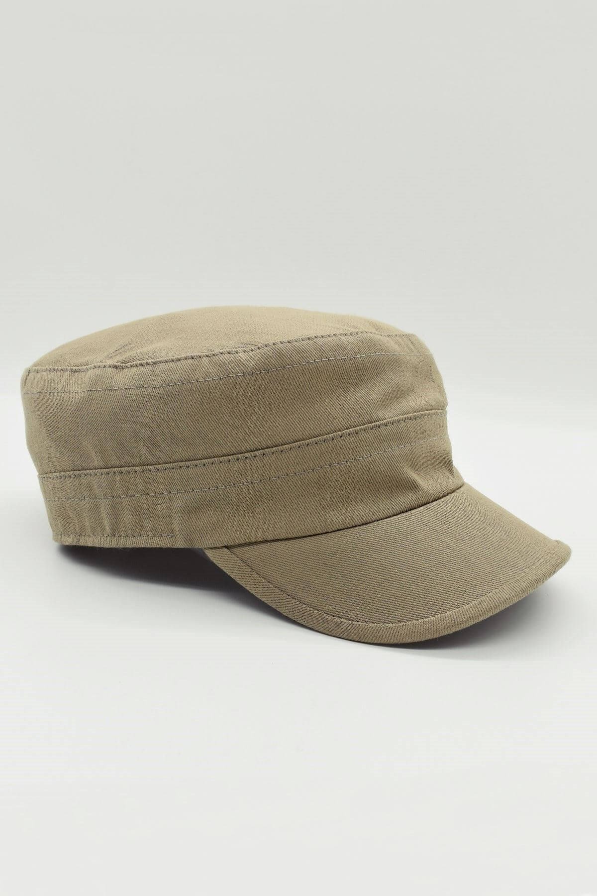 Külah Kastro Model Pamuk Yazlık Erkek Şapka - Bej KLH0532