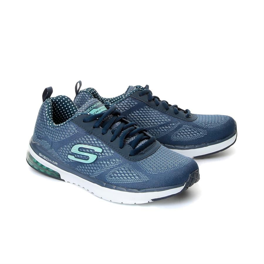 LAC VERT Kad n Spor Ayakkab 12111 NVAQ SKECHERS SKECH AIR INFINITY WOMENS NAVY AQUA