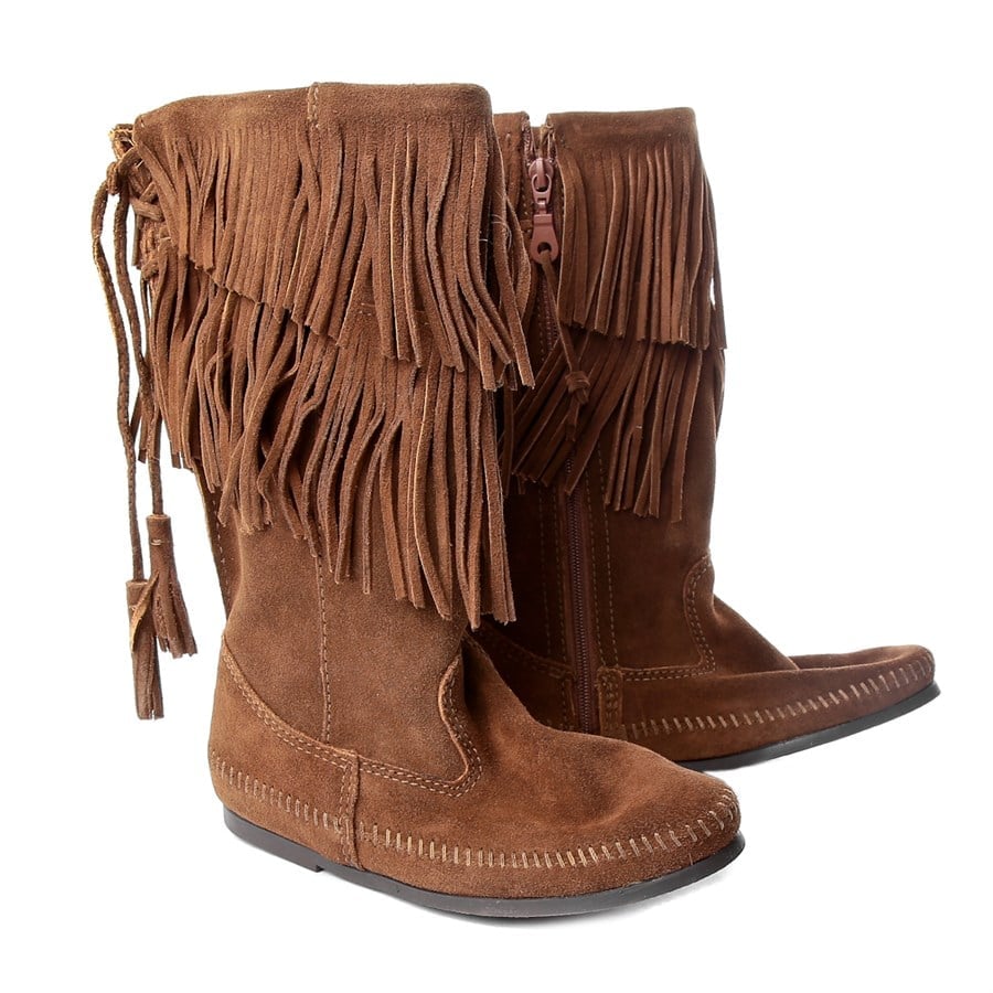 Minnetonka 2 layer fringe on sale boots