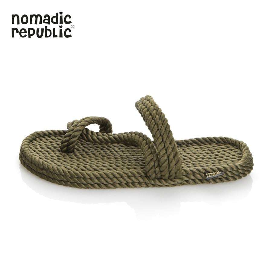 Nomadic Republic HAKİ Kadın Sandalet HWT1001K HAWAII TERLIK- NOMADIC  REPUBLIC 0011- HAKI