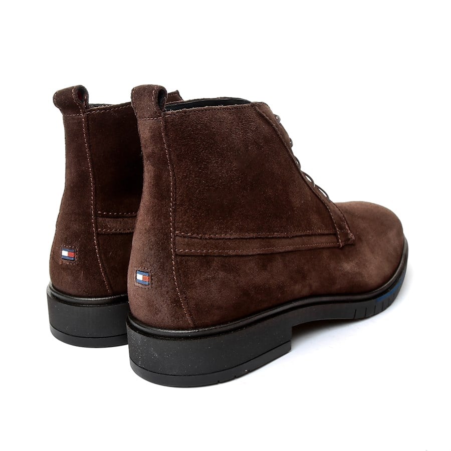 Tommy Hilfiger KAHVERENGİ Erkek Bot FM0FM01760 212 TOMMY HILFIGER FLEXIBLE  DRESSY SUEDE BOOT COFFEE BEAN