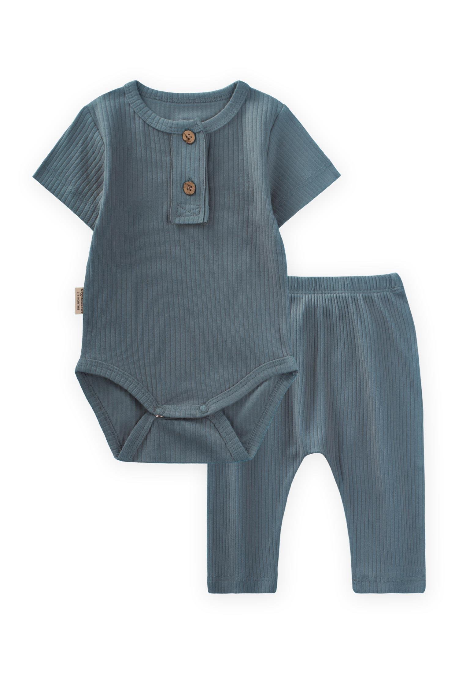 Basic Zıbın Takım 0-3 Yaş Çağla Yeşili - Yeni Sezon