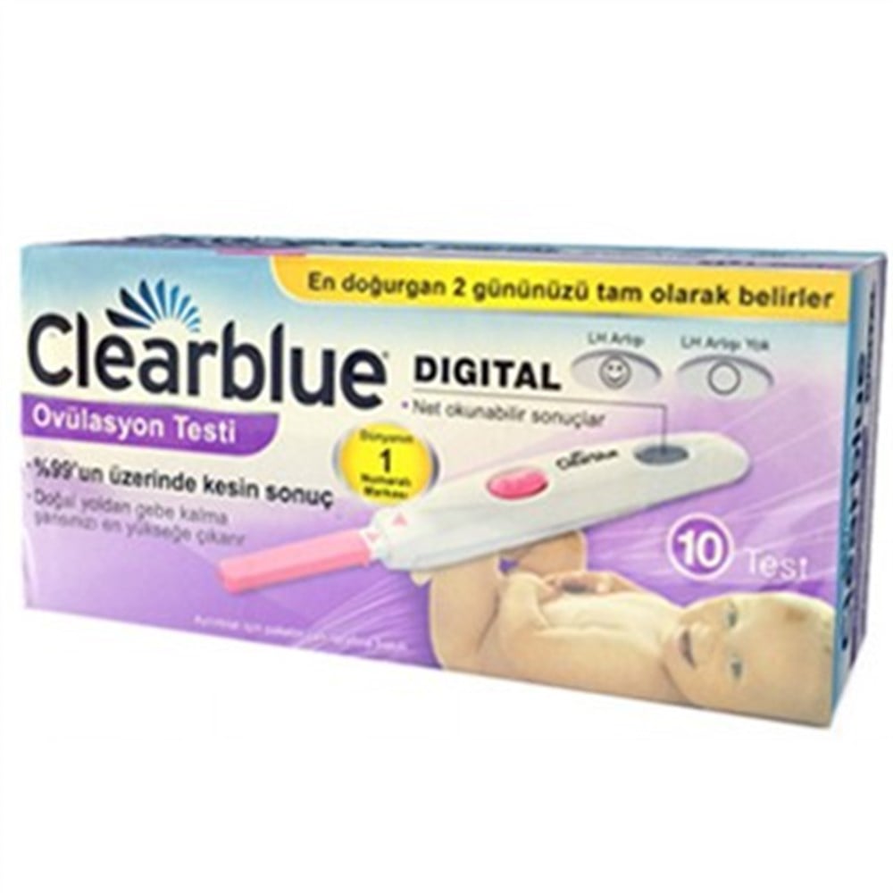 Clearblue Dijital Ovülasyon Testi 10lu