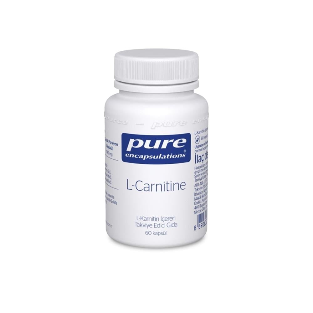 l carnitine fiyatları Pure L-Carnitine 60 Kapsül