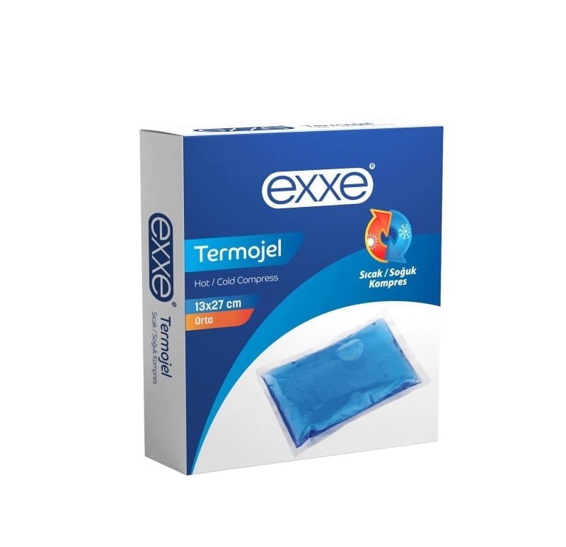 Exxe Sıcak - Soğuk Jel Kompres Kılıflı 13 x 27 cm