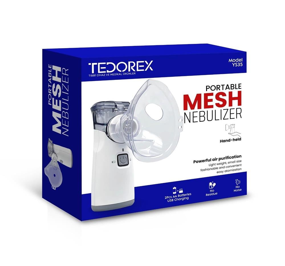 Tedorex Taşınabilir Mesh Nebulizatör YS35