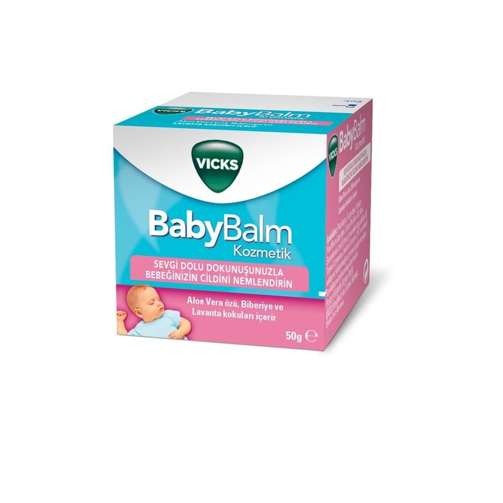 Vicks Baby Balm Bebek Bakım Kremi 50 g