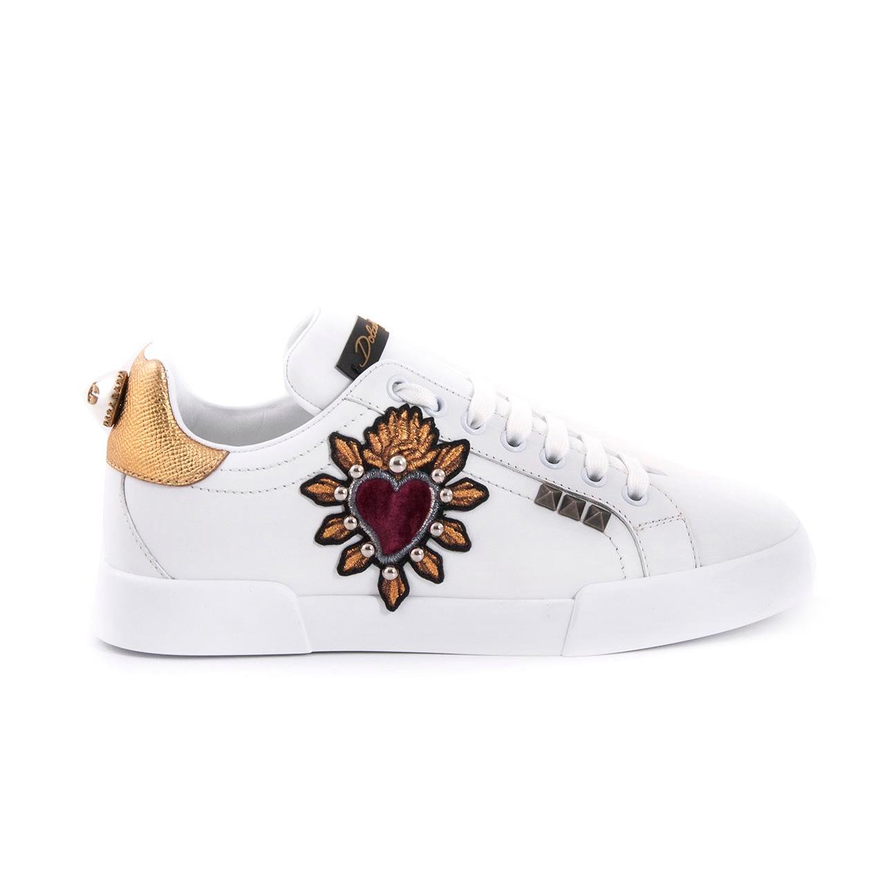 Dolce Gabbana Deri Bağcıklı Kadın Spor & Sneaker CK0150 AH460