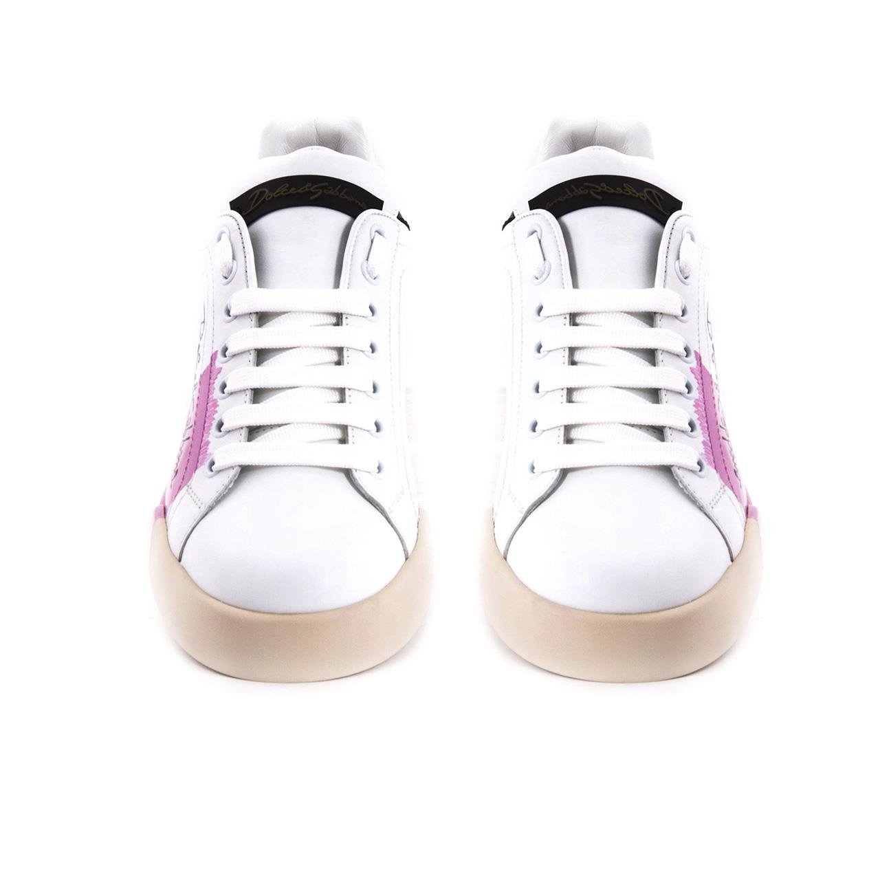 Dolce Gabbana Deri Bağcıklı Kadın Spor & Sneaker CK0150 AH358