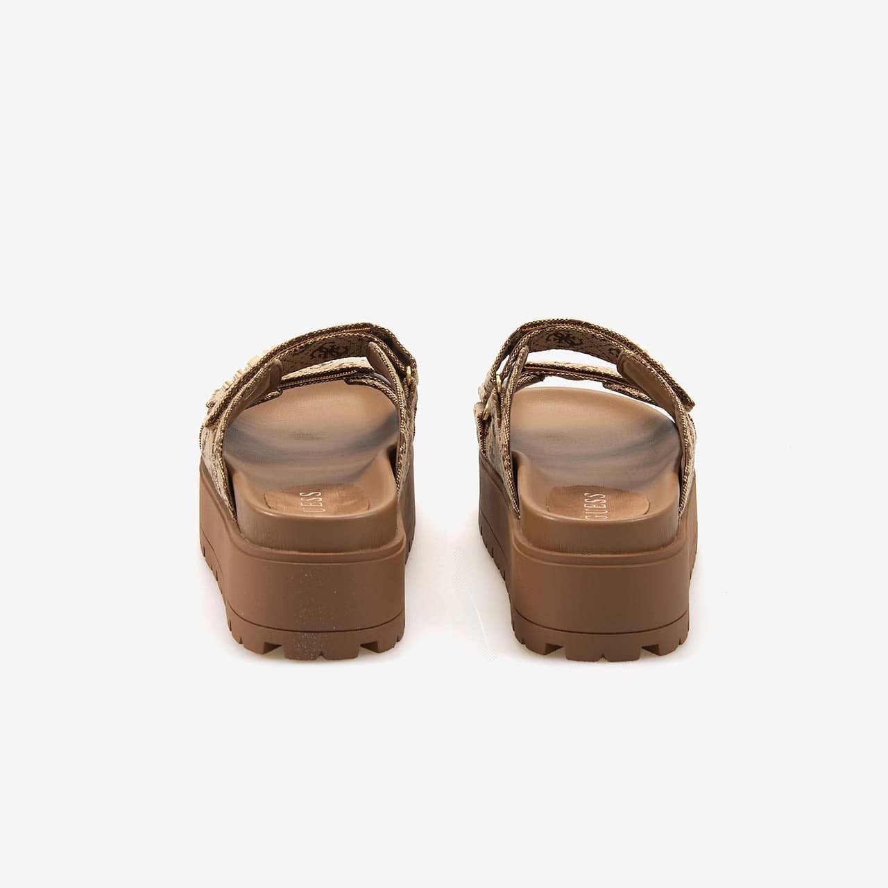 Guess Kadın Beige Faxon Logo Sandalet FLJF2XFAL03