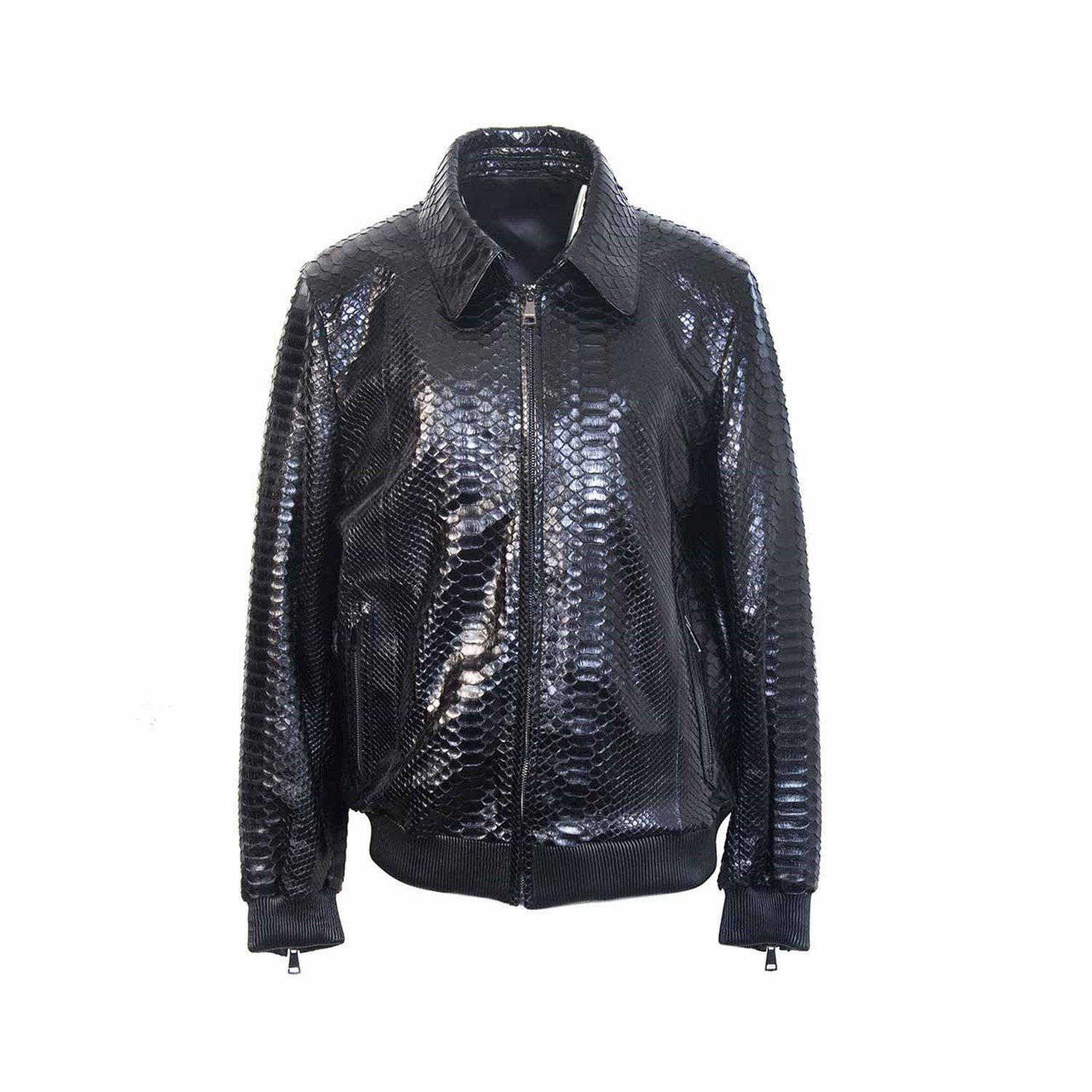 Mocassini Men's Leather Coat 1263P