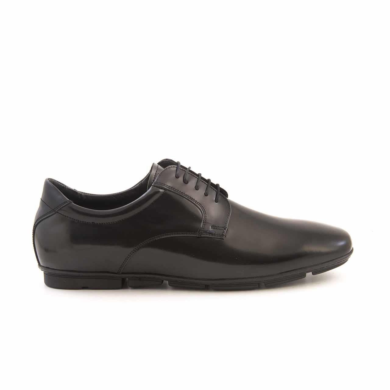 Mocassini Erkek Açma Deri Kauçuk Taban Siyah-Lacivert Klasik Ayakkabı