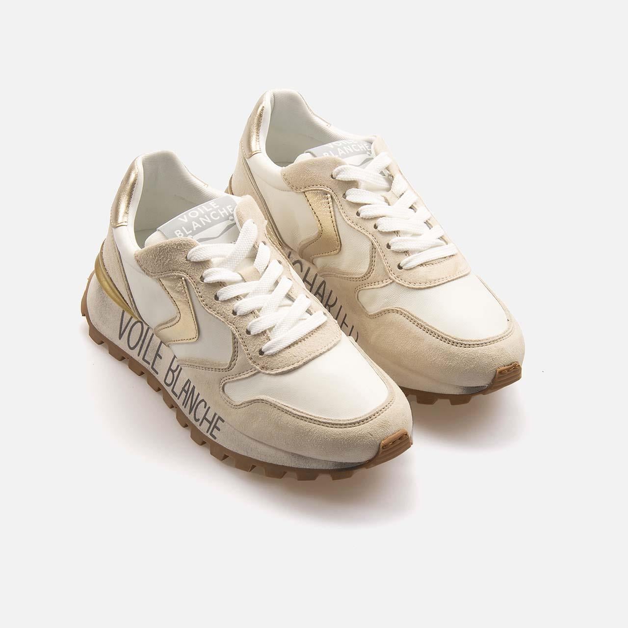 VOILE BLANCHE OWARK ホワイト/ベージュ 39 Voile Blanche Kadın Bej-Beyaz Spor & Sneaker Ayakkabı