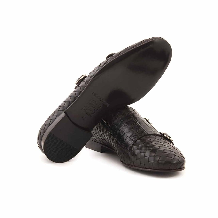 Mocassini Deri Çift Kemerli Erkek Klasik Ayakkabı C9013Ö | Mocassini