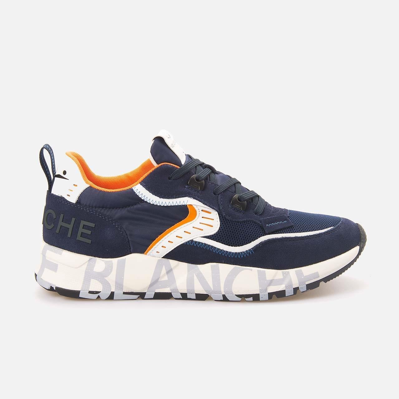 Voile Blanche Erkek Navy Orange Spor & Sneaker | Mocassini